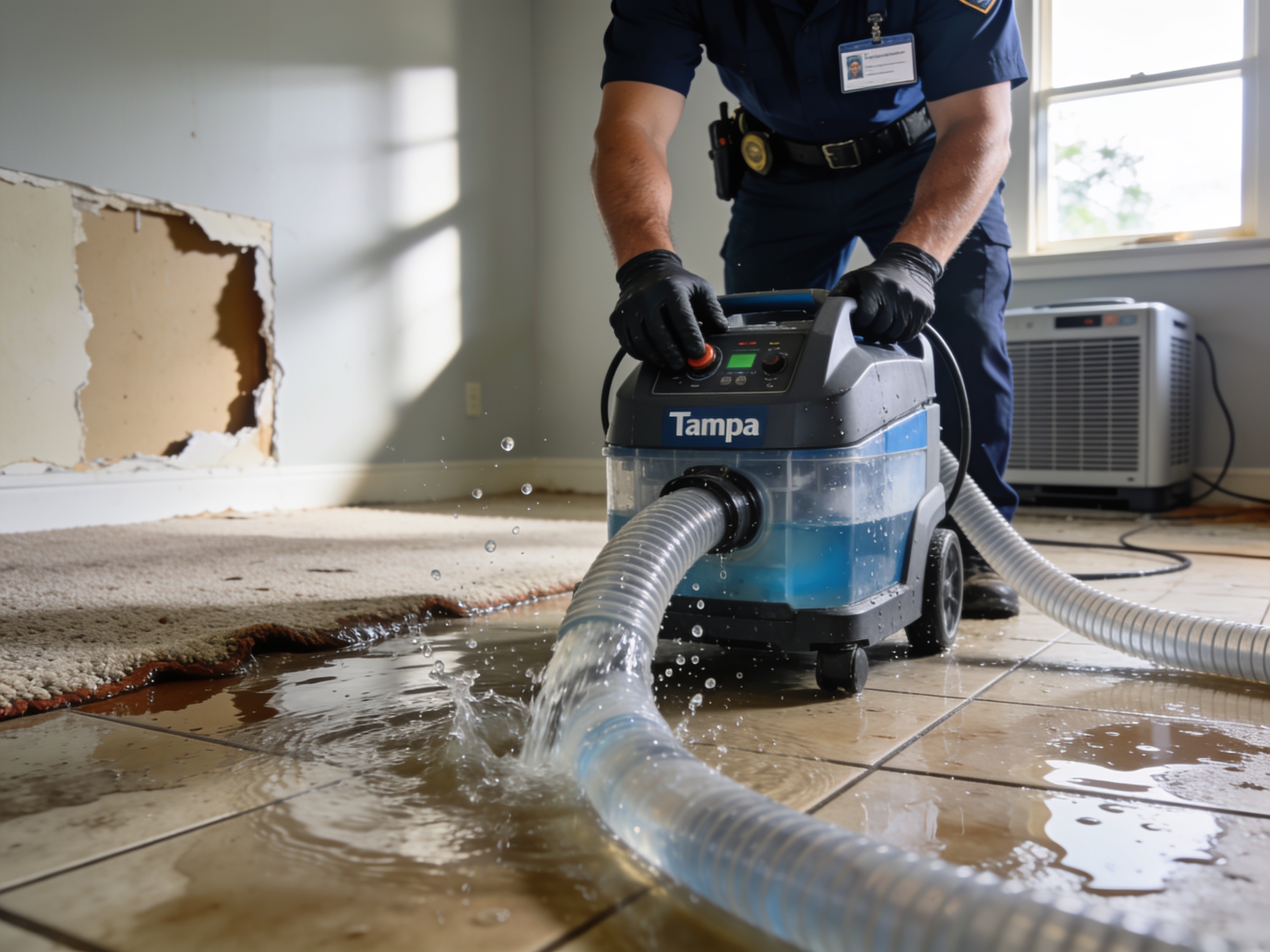 water damage restoration in Channelside